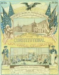 Programme officiel pour la célébration du centenaire constitutionnel en novembre 1887